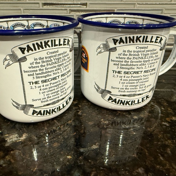 Pusser's Road Town Pub British Virgin Islands Tin Cup Navy Rum Painkiller Recipe - Picture 4 of 4